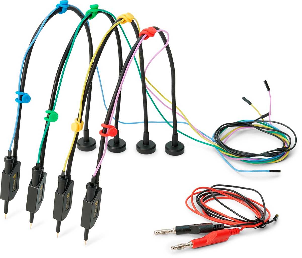 Test Logic Analyzer Breakout Cable 5-Position Connector to 5 Sockets 
