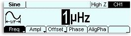 Picture: Precise frequency adjustment