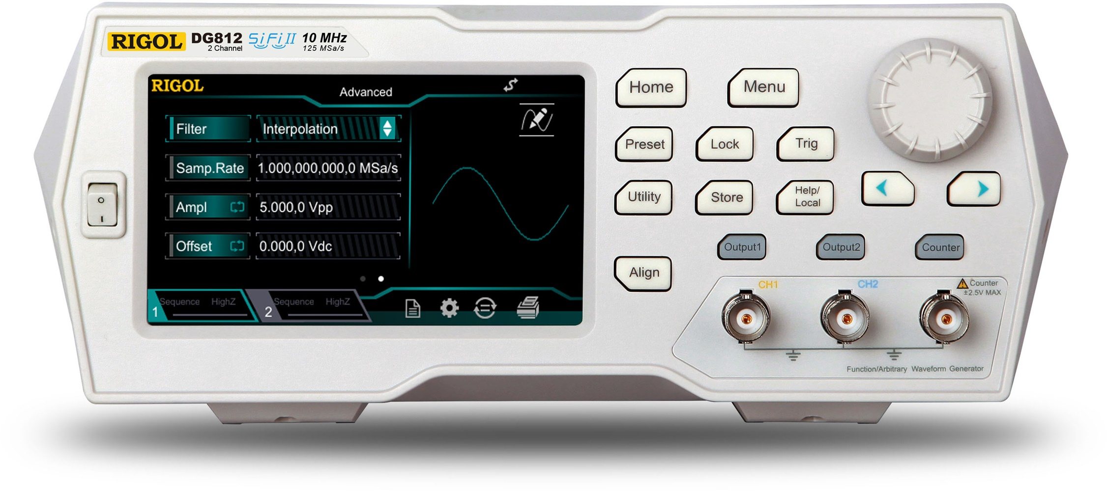 Rigol DG822 Function / Arbitrary Waveform Generator !!Special