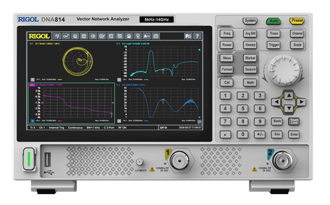 Series DNA800 Measurement Devices by Rigol, Front view Rigol DNA800 VNA