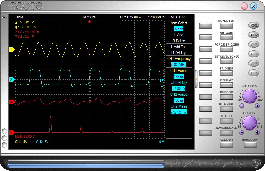 Acute DS-1302 PC USB Oscilloscope