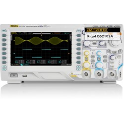 DS2102A Oscilloscope by Rigol, Front view