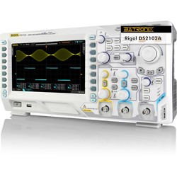DS2102A Oscilloscope by Rigol, Angled view