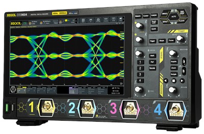 Serie DS9000 Oszilloskop von Rigol, Schrägansicht 