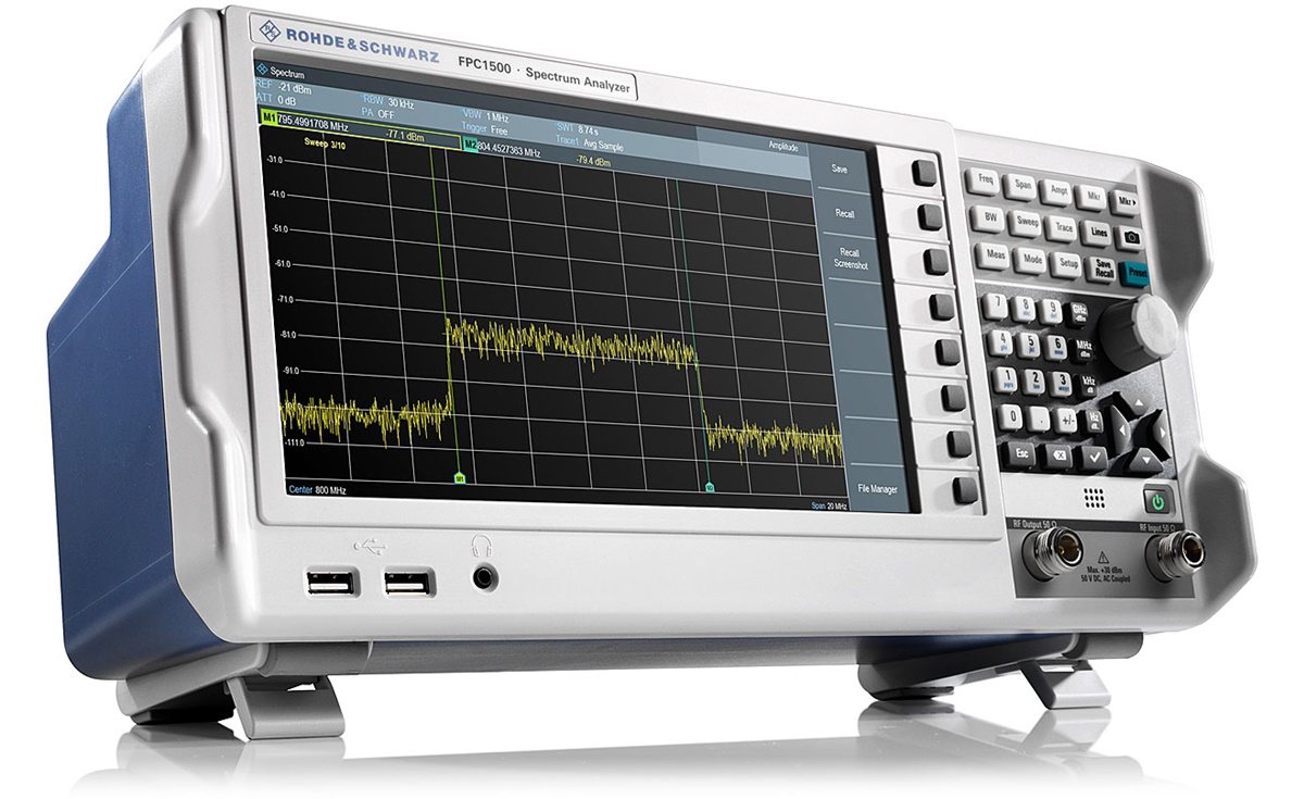 Oscilloscope numérique 2 voies 500 MHz Rohde Schwarz RTM3K-52