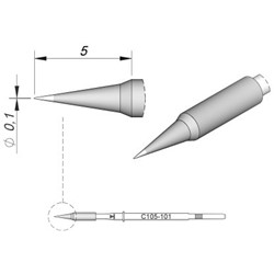 JBC C115101 Conical Ø0,1