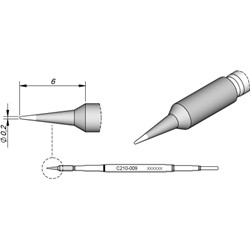 JBC C210009 Conical Ø0,2