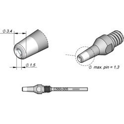 JBC C560005 Desoldering Ø1,5