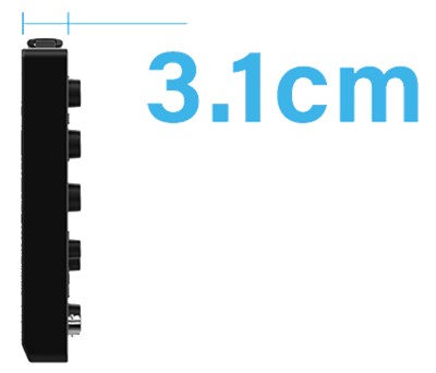Bild: Ultradünnes Gehäuse (3,1 cm)