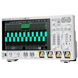 Series MHO2000 Oscilloscope by Rigol, Angled view