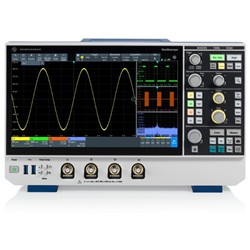Series MXO3 Oscilloscope by Rohde & Schwarz, Front view