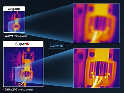 Picture: Enhanced thermal clarity with SuperIR