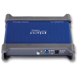 Serie PicoScope 3000 Oszilloskop von Pico Technology, Rückansicht