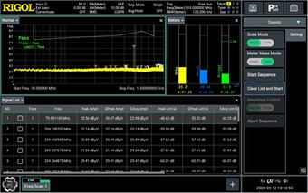 RSA800-EMI License by Rigol EMI Pre-Compliance Testing