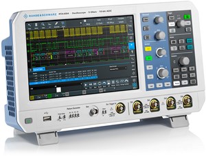 Serie RTA4000 Oszilloskop von Rohde & Schwarz, Ansicht von oben R&S Trade-In Sonderaktion