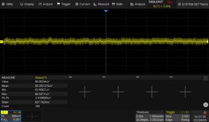 Picture: Low noise floor