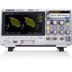 SDS1102X-S Oszilloskop von Siglent, Vorderansicht