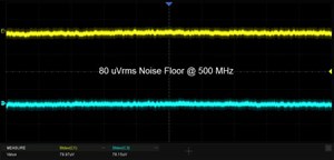 Picture: Low noise floor