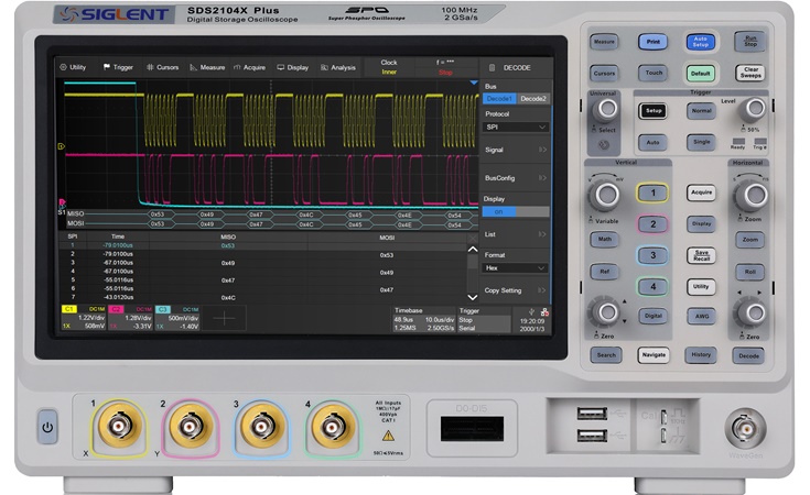 Bild: Siglent SDS2104X Plus