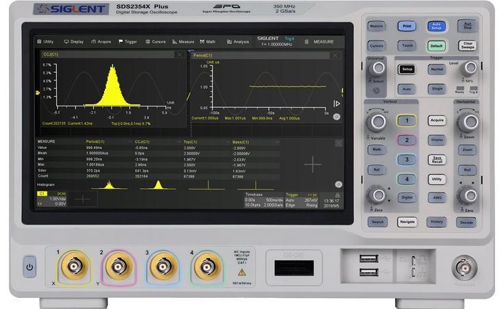 Bild: Siglent SDS2354X Plus