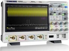 Serie SDS5000X Oszilloskop von Siglent, Vorderansicht SDS5000X