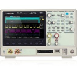 SDS2302 Oszilloskop von Siglent, Vorderansicht