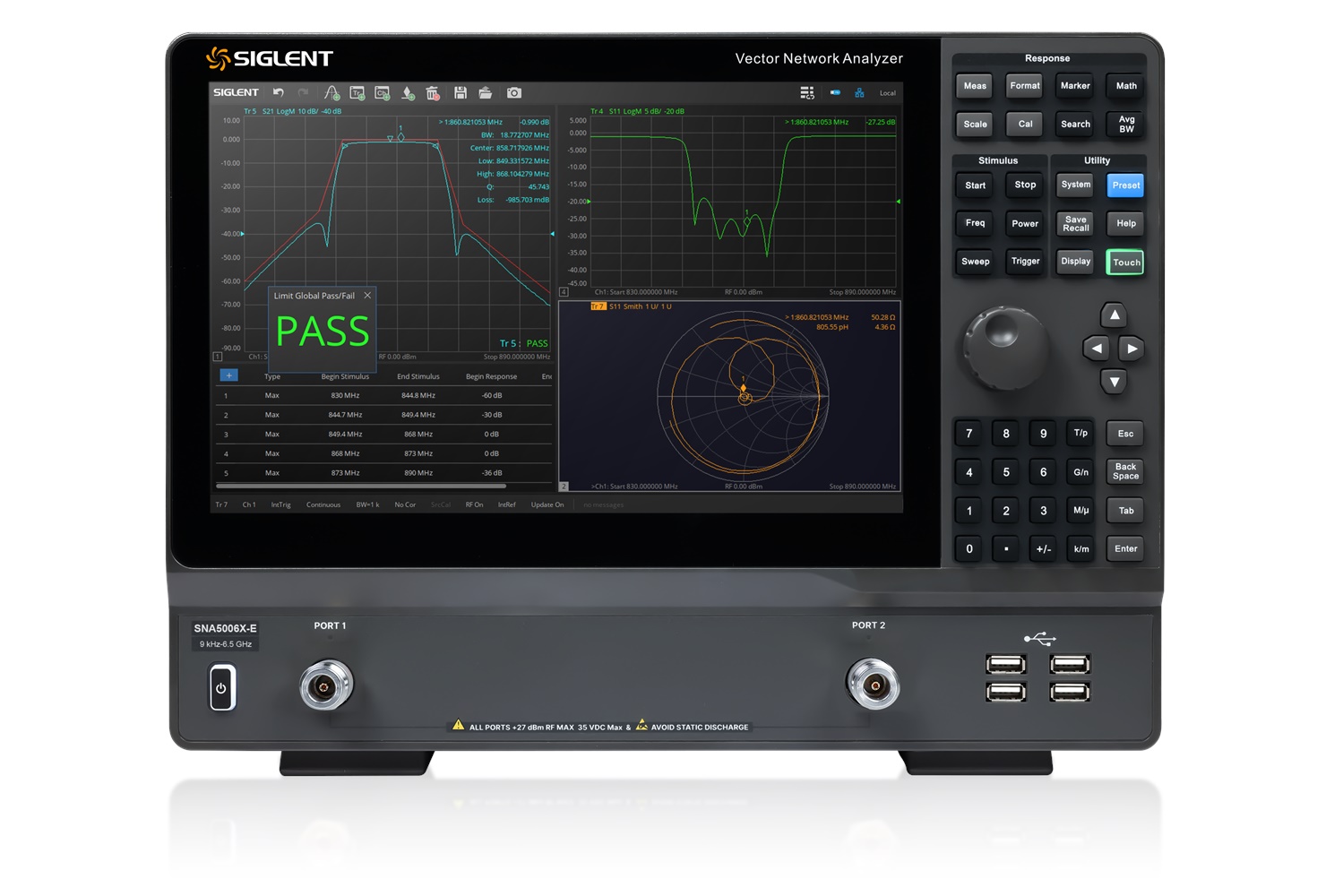 Siglent SNA5000X-E Vector Network Analyzers