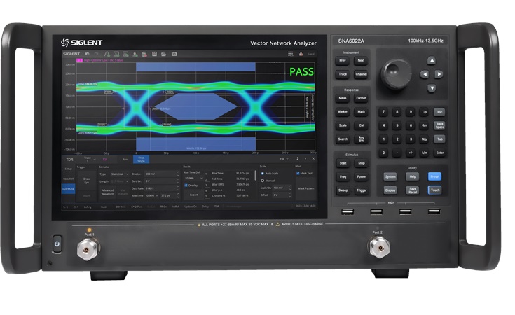 SNA6022A Measurement Devices by Siglent, Front view
